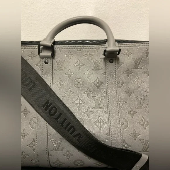 Louis Vuitton Keepall Monogram Gray Duffel Bag - Picture 7 of 16